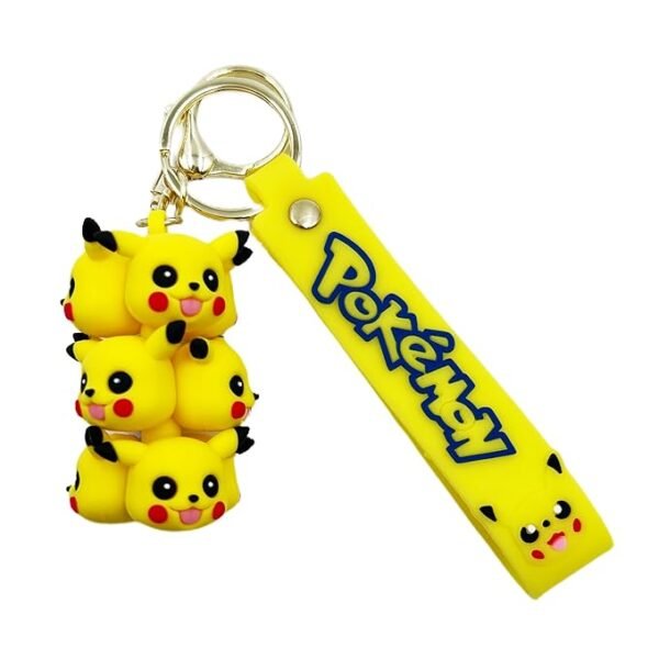 Multiface Pikachu Cute Keychain